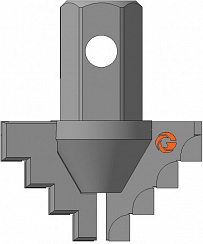 Долото шнековое лопастное Д2ЛП-76.36.Ш22 фото