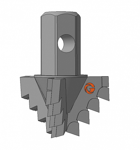 Долото шнековое лопастное Д3ЛК-65.25.Ш17 фото