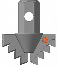 Долото шнековое лопастное Д2ЛК-85.42.Ш27 фото