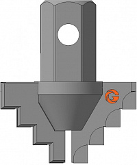 Долото шнековое лопастное Д2ЛП-76.36.Ш17 фото
